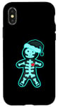 iPhone X/XS X-Ray Gingerbread Man Skeleton Christmas Nurse Xray Tech Case