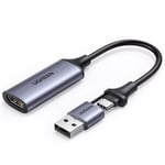 Ugreen USB-A / USB-C til HDMI-adapter