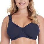 Miss Mary Organic Cotton T-shirt Bra BH Mörkblå B 80 Dam