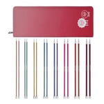 KnitPro Single-Pointed Knitting Needle Set - Zing (40cm) - 2.50-6.00mm