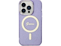 Guess Guhmn61hcmcgu Iphone 11 / Xr 6.1" Purple/Purple Hardcase Glitter Gold Magsafe