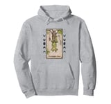 The Hanged Man Frog Tarot Style Graphic, Cool Novelty Frog Pullover Hoodie