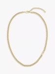 HUGO BOSS Kassy Curb Chain Necklace, Gold