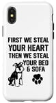 iPhone X/XS Steal Your Heart Steal Your Bed Miniature Schnauzer Case