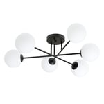 Emibig Lighting - Roma 6 - Takplafond - Svart