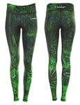 Winshape Functional Power Shape Collant Legging ael102 avec Effet antidérapants, Rain Forest, Slim Style Fitness Loisirs Sport Yoga Entraînement L Rain Forest