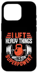 Coque pour iPhone 16 Pro I Lift Super Power Gym Entraînement de motivation