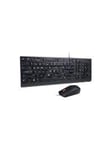 Lenovo Essential Wired Combo - keyboard and mouse set - Croatian Input Device - Näppäimistö ja Hiirisetti - Kroatialainen - Musta