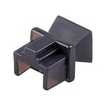 goobay 50527 Lot de 10 Bouchons Anti-poussière pour Prise RJ45 pour Prises réseau RNIS Panneau de Brassage Noir