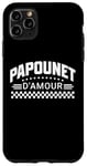 Coque pour iPhone 11 Pro Max Papounet d'amour cadeau anniversaire papa fête des pères