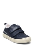 Shoes - Flat - With Velcro Låga Sneakers Blue ANGULUS