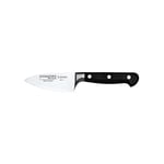 Burgvogel Solingen Couteau de Chef Comfort Line forgé 18 cm, Inoxydable, Lavable au Lave-Vaisselle, Couteau de Cuisine de Haute qualité, riveté, Noir