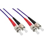 InLine ST-ST, 50/125µm fiberkabel, længde 2 m