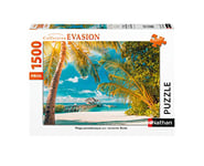 Nathan - Puzzle 1500 pièces - Plage paradisiaque - Adultes et enfants dès 14 ans - Puzzle de qualité supérieure - Encastrement parfait - Collection Évasion - 87794