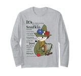 Moomin A New Tune Tales From Moominvalley Snufkin Quote Long Sleeve T-Shirt