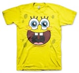 Hybris Sponge Happy Face T-Shirt (L,Yellow)