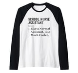 Thank You Appreciation Day School nurse assistant Raglan Baseball Tee