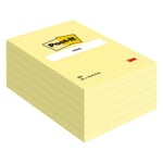 Post-it lappar 152mm x 102mm | 3M | gul | 100 ark