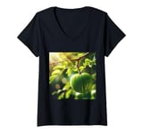 Womens Really Like Amla Fruit Indian Gooseberry V-Neck T-Shirt