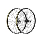 Nologo 26 Inch Wheel Mountain Bike Front And Rear Single Wheel Hub Self-made Wheel Disc Brakes Support 7,8,9,10,11 Speed Cassette Flywheel Disc Brake Wheel Set (Size : Rear wheel)