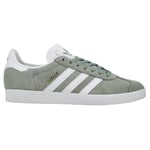 adidas Originals Sneaker Gazelle - Silver Green/hvit/gull, størrelse 42⅔