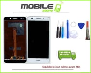 Vitre Tactile + Ecran LCD pour HUAWEI Y6-2 Y6-II (CAM-L23) Blanc + outils +Colle