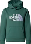 The North Face Drew Peak P/O Hoodie Teen Duck Green XL/155-160 cm - Fri frakt