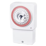 Masterplug Mechanical 24 Hour Timer - Ideal for Immersion Heaters & Lights