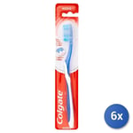 6x Colgate Brosse à Dents Twister Blanc Moyenne Fabriqué En USA