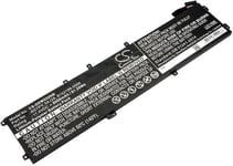 Kompatibelt med Dell Precision 5540, 11,4V, 8000mAh