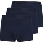 Caleçons Levis  Boxer-shorts Lot de 3 Bleu Foncé Uni