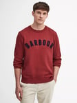 Barbour Prep Logo Crew Sweater, Highland Red