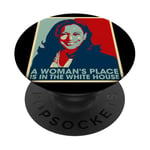 La place d'une femme est à la Maison Blanche — Kamala Harris PopSockets PopGrip Interchangeable