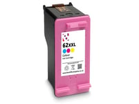 Refilled Ink For HP 62 XXL Twin Pack Colour Ink Cartridges For HP Envy 5664