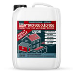 Imperméabilisant hydrofuge oléofuge anti tâches GARDA9 effet mouillé - terrasse, sol, mur, façade, toiture, PROCOM 1 litre