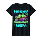 Mom Of The Birthday Boy Monster Truck Bday Celebrations T-Shirt