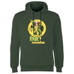 X-Men Rogue Bio Drk Hoodie - Green - XL - Vert Citron