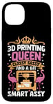 iPhone 14 Plus 3D Printing Queen Classy Sassy 3D Printer Women 3D Printing Case