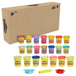 Play-Doh Variety Pack 21 Pots Tools Metallic Sparkle Emoji Dual Colours 1.59kg