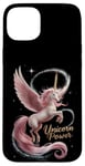 Coque pour iPhone 15 Plus Adorable licorne magique pour fille