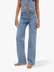 Mango Wide Leg High Waist Jeans