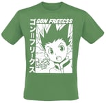 Hunter x Hunter Gon Freecss Men's T-Shirt Green Anime Fan Merch TV Series XL Gre