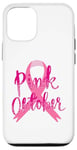 Coque pour iPhone 13 Pro Vêtement amusant en ruban rose : In October Awareness We Wear Pink