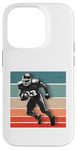 Coque pour iPhone 14 Pro Athlète de football action force agilité sport jeux de