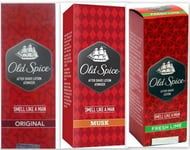 OLD SPICE After Shave Lotion Original ,Musk ,Fresh Lime -50ml / 100ml / 150ml