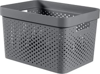 CURVER, Infinity Box 17 L, Recycled Plastic, Charcoal M, Anthracite Grey