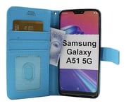 New Standcase Wallet Samsung Galaxy A51 5G (A516B/DS) (Ljusblå)