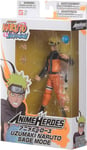 Bandai Anime Heroes Naruto Shippuden - Naruto Uzumaki Sage Mode ~17cm