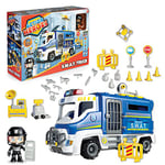 Action Heroes Camion de Police S.W.A.T. Truck, avec de Nombreux Accessoires, 1 Personnage, pour garçons et Filles à partir de 4 Ans, célèbre ACN06010