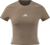 adidas Essentials T-Shirt pour Femme Adulte 3 Bandes Slim Baby XL